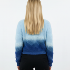 Premium Fuzzy Knit Cardigan with Pearl Buttons